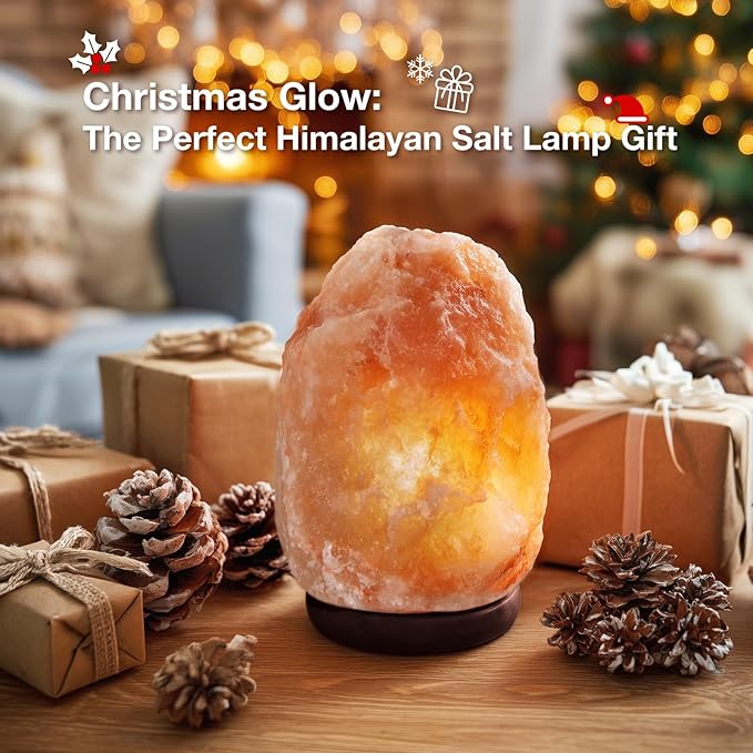 pursalt Himalayan Salt Lamp 7 Inches (5-6 Lbs) with Upgraded Remote Control, Adjustable 16 Color Changing Salt Lamp Night Light, Natural Crystal Pink Large USB Salt Rock Lamp for Home Decor