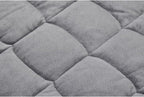 TONGDADA Weighted Lap Blanket 7lbs for Adult,Perfect for Relaxation, Lounging, Napping, Sleeping & Travel,Luxury Minky Weighted Body Blanket,Weighted Throw Blanket-Dark Grey Minky, 29" x 24"