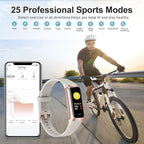 Fitness Tracker with 24/7 Heart Rate, Blood Oxygen Blood Pressure Sleep Monitor, Activity Trackers 5 ATM Waterproof,Step Calorie Counter Pedometer Health Smart Watch for Women Men