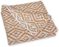 Nordic Style Orange Throw Blanket for Couch,Soft Cozy Cable Knit Throw for Bed Sofa Chair Living Room,Lightweight Warm Maximalist Decor Christmas Blanket,50"x60" (cr-D02)