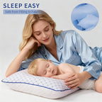 Bed Pillows King Size for Sleeping, Soft and Supportive Bed Pillows with Memory Foam Filling for Side and Back Sleepers, Neck Supportive-King, 1 Pack