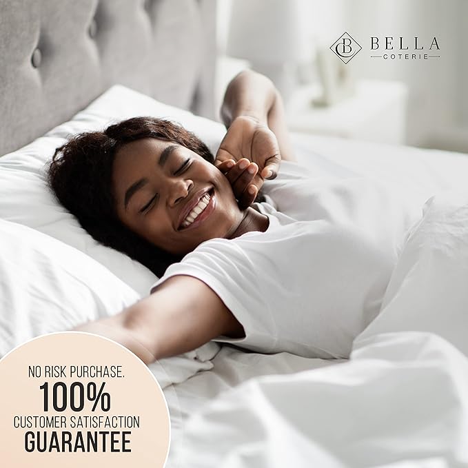 Bella Coterie Luxury Silk Pillowcase for Hair and Skin | 30 Momme | 100% Pure 6A Mulberry Silk | Super Soft | Perfectly Plush [Standard, Pink Peony]