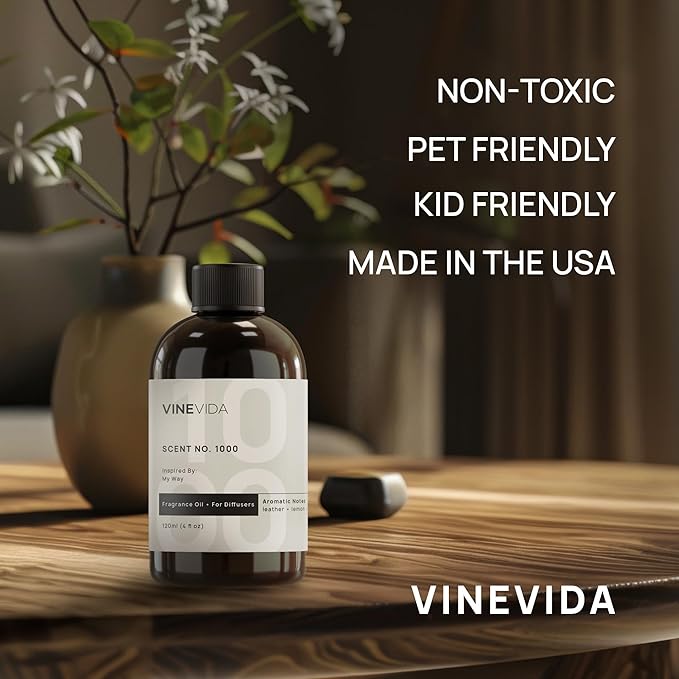 VINEVIDA (4oz) Hotel Fragrance Diffuser Oil - Hotel Scents Diffusers for Home - Cold Air Diffuser Oil - Hotel Scent Essential Oil - Scent No.1006 Inspired by Fairmont Hotels (Pack of 2)