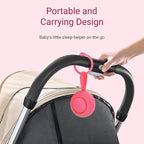 Portable Baby Sound Machine [White Noise for Babies Kids Adults][Timer Function][12 Soothing Sounds] 15 Hours Battery Life, Travel,Registry Gift,Shower,Clips on Baby Stroller.Rose