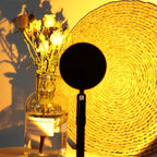 Eternal Sunset Projection LampRomantic Display in Party Bedroom Living Room, Sunset Projector for Living Room Bedroom Hotel Restaurant Decor Live Stream Ins Photography TikTop (Sun)