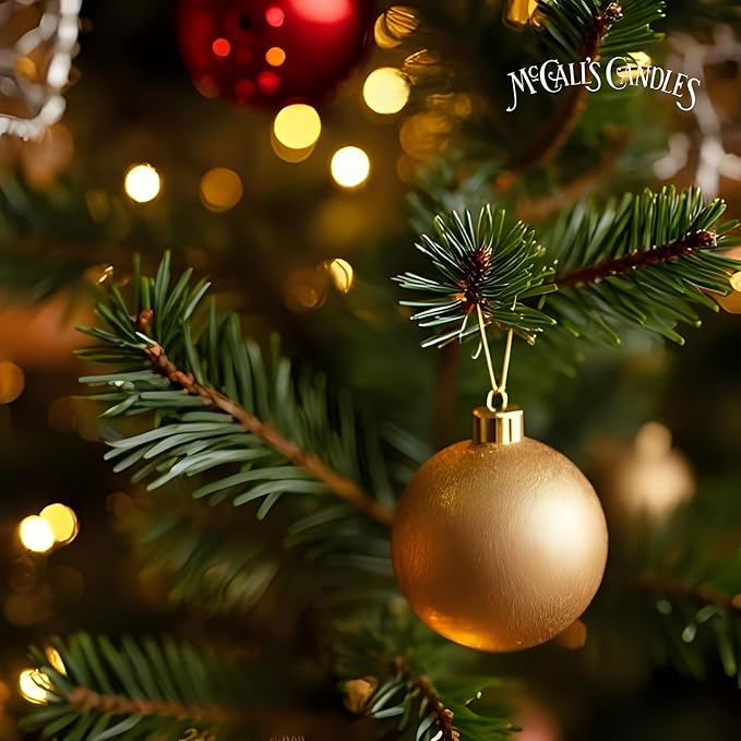 McCall’s Candles | Christmas Tree | Scented Wax Melt | Evergreen, Pine, Fir Needle & Holiday Magic | 6-Piece Break-Apart Bar | 12–24 Hours Per Wedge | Poured in the USA | 5.5 oz