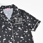 QPANCY Kids Satin Pajamas Sets Baby Boy Girl Button-Down Silk Sleepwear 2 Piece Short Sleeve Loungewear Clothes Set
