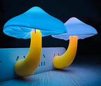 ZEZHOU Sensor LED Mushroom Night Light Plug in Wall Mushroom Light Magic 7 Color Changing, Mini Dream Bed Colourful Nightlight for Kids Adults Pet for Bedroom, Bathroom, Stairs, Cute Lamp Gift Ideas