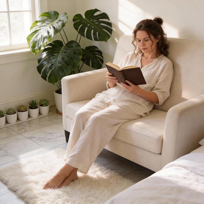 Fluffy Cream Rug Small 2x3 Area Rugs for Bedroom Living Room, Non-Slip Ultra Soft Area Rugs for Pet, Kids Room, Girls Room, Dorm, Study, Office, Entryway, Playroom, Easy Clean,Modern Carpet