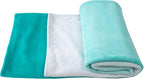 Elegant Comfort Luxury Velvety Feel Blanket, All-Season Lightweight Blanket, Ultra Plush, Soft, Cozy-Fuzzy Flannel Fleece for Couch, Sofa, Bed, Travel, Ombre Design, Full/Queen, Tiffany