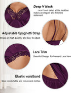 Avidlove Satin Pajamas Set Womens Lace Sleepwear Sexy Lingerie Cami Shorts Set S-XXL