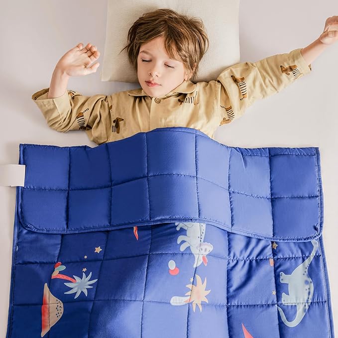 Topcee Weighted Blanket (3 lbs, 36" x 48") Cooling Throw Heavy Blanket for Sleeping Apply to 20-40 lbs, Soft Thick Breathable Blanket with Glass Bead, Easy Care