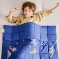 Topcee Weighted Blanket (3 lbs, 36" x 48") Cooling Throw Heavy Blanket for Sleeping Apply to 20-40 lbs, Soft Thick Breathable Blanket with Glass Bead, Easy Care