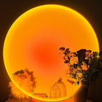 XEBKOR Sunset Lamp Projector,360 Degree Rotation Sun Lamp Led Night Light with USB Port,Sunset Lamp for Room Decor, Photography,Tiktok Live,Christmas Gifts for Women