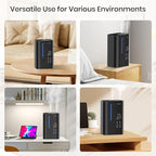 OGACFO 5L Cool Mist Humidifiers for Bedroom Large Room, Top Fill Ultrasonic Smart Air Humidifier for Baby & Plants with Essential Oil Diffuser, 50H Runtime 28 dB Quiet Baby Humidifier