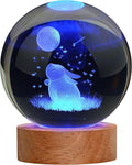 Bunny Lamp Easter Night Light, Crystal Rabbit Lamp 16 Color Changing with Remote Control for Bedroom Decor, Night Light Bunny