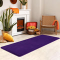 Softlife Washable Runner Rug for Bedroom Living Room Rug, 2x6 Purple Soft Fluffy Hallway Runner Rug, Non-Slip Indoor Carpet for Kitchen Laundary Room Decor Entryway Bathroom