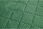 TONGDADA Minky Weighted Blanket | 40''x60'',10lbs | Cozy and Soft Minky Weighted Throw Blanket | Luxury Velvet with Premium Glass Beads | Dark Green Minky