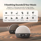 Dekala RestOnn Sunrise Alarm Clock Sunset Sound Machine 7-Day Programmable Loud Dual Alarm Clock, White Noise Natural Sounds for Sleeping Bluetooth Speaker Amber Night Light