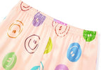 Beezizac Little & Big Girls Satin Silky Button Pajama Summer Short Sleeves Set Trendy Outfit Kid Size 6-16