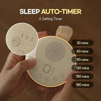 HuBDIC HubiCare White Noise Machine, Portable Sound Machine with 21 Soothing Sleep Sounds, Long-Lasting Battery, Gentle LED Mood Light, Travel-Friendly Sleep Aid for Newborns, Children
