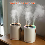 2L Humidifier for Bedroom,Portable Cool Mist Humidifiers,Ultra Quiet 20dB,Top Fill Air Humidifier for Home,Office,Plants，Adjustable Humidity,Night Light,BPA-Free,Khaki