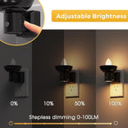 L LOHAS LED Night Light, Night Lights Plug into Wall, 3000K Warm White, Farmhouse Barn Plug in Light with Dusk to Dawn Sensor, for Bedroom, Bathroom, Kitchen, Hallway