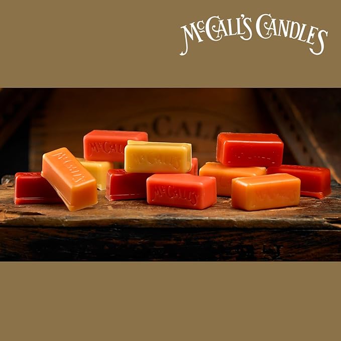 McCall’s Candles | Chocolate & Berries | Scented Wax Melt | Raspberries & Velvety White Chocolate | 6-Piece Break-Apart Bar | 12–24 Hours Per Wedge | Poured in the USA | 5.5 oz