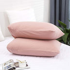 Cottonight Pink Comforter Set Full Blush Pink Bedding Set for Girls Women Mauve Quilts Blanket Solid Color Dusty Rose Comforter Set with 2 Pillowcases