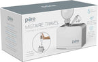 Pure Enrichment MistAire Travel - Ultrasonic Cool Mist Water Bottle Humidifier with Auto Shut-Off, Mood Light, Fold-Out Leg, and Storage Bag for Portable Use at Home, Office, Hotel, and More