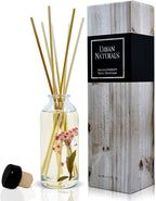 Urban Naturals Sweet Pea & Sandalwood Reed Diffuser Set | Made with Essential Oils & Real Botanicals | White Florals, Jasmine, Sweet Pea, Juicy Berries & Sandalwood | Made in the USA
