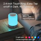 Night Lights, White Noise Machine – 20 Non-Looping Sleep Sounds, Rechargeable Battery, Touch Control, 6 Timers & Memory Function | Portable Sound Machine for Baby, Adults, Nursery, Travel