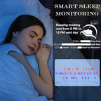 Smart Health Ring for Women Men Fitness Tracker with Heart Rate, Blood Oxygen, Blood Pressure, Sleep Monitoring, Step Counting, IP68 Waterproof for iOS and Android, No APP Fee, Silver 10