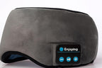 Bluetooth Sleep Mask with Built-in Headphones, Wireless Music Eye Mask, Ultra-Thin Stereo Speakers for Side Sleepers