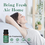 ASAKUKI Essential Oils, Essential Oil for Diffusers for Home, Well-Being Kit Gifts for Mom- Calm Mind, Sweet Dreams, Happy, Relax, Air Freshening, Immunity for Aromatherapy, Humidifiers, 6x10ml