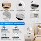 Sunrise Alarm Clock Wake Up Light - 3 Color LED Lamp with Sound & Light Awakening, Bioclock Adjustment & APP Control, Mushroom Tree Design for Bedroom Bedside