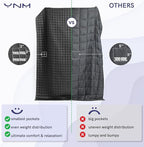 YnM 17lbs Weighted Blanket for Adults, Heavy Bed Throw Blanket with Cooling Glass Beads for All Season Use, Ideal for ~160lbs (60x80 Inches, Queen, Mint Green)