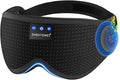 Bluetooth Sleep Headphones Sleep Mask | Breathable Eye Mask for Sleeping | 16hrs Playingtime | Light Blocking Eye Mask |Wireless Music Eye Mask | Best for Sleeper | Travel |Black