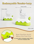 L LOHAS LED Cute Dinosaur Night Light, Kawaii Dinosaur Desk Lamp for Kids, Cute Desk Decor, USB Rechargeable, RGB, Night Light for Bedroom, Bedside, Living Room, Dining, Desk Decor, Gift