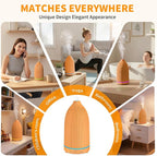 URPOWER 100ML Essential Oil Diffuser Ultrasonic Cool Mist Humidifier with 7 LED Lights, Timer & Auto-Off Quiet Aromatherapy Scent Diffuser for Home Bedroom Office Relaxation