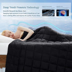 Topcee Weighted Blanket for Adults (15lbs 48"x72"), Minky Dots Heavy Blanket for Woman, Man Sleeping, Soft, Cozy and Cooling Weighted Throw Blankets, Machine Washable, Grey