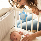 Portable Baby White Noise Sound Machine, Rechargeable Baby Soother with Projector Night Light for Deep Restful Sleep, Sleep Sound Aid Soother Calming Music for Travel,Nursery,Bedroom,Car,Crib Toys