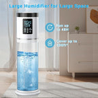 8L/2.1Gal Humidifiers for Bedroom Large Room with Clear Tank, 7-Color Light, 36dB Ultrasonic Cool Mist Humidifiers with Humidistat, Essential Oil Tray Top Fill Humidifier for Home Bedroom Office