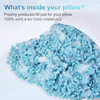 NTCOCO Cooling Bed Pillows Queen Size Pack of 2 for Sleeping Shredded Memory Foam Bed Pillows Adjustable Gel for Side Stomach Back Sleepers Washable Removable Cover Cover
