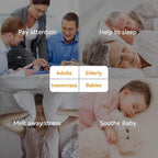 10-60 Mins Simulate Sunrise Alarm Clock: Gentle Wake Up Light with 12 Brightness, 30 Volume, Bright & Loud Enough for Heavy Sleepers - White Noise Machine with 30 Soothing Sounds, Ease of Use