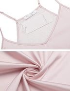 Ekouaer Satin Pajamas Women Lace Sleepwear Lingerie Cami Shorts Set Nightwear XS-XXL