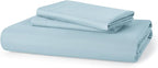 Bedsure Duvet Cover King Size - Soft Double Brushed Bedding Set for Kids & Adults, Zipper Closure, 3 Pieces, Includes 1 Duvet Cover (104"x90") & 2 Pillow Shams, NO Comforter, Light Blue