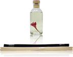 Urban Naturals Honeysuckle & Jasmine Reed Diffuser Oil Scented Sticks Set– Hyacinth, Cassis, Neroli & Geranium | Long Lasting Air Freshener for the Bedroom, Bathroom or Office | Made in the USA