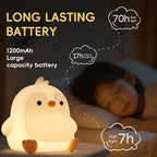 Led Cute Penguin Night Light, Dimmable Timer Nursery Kawaii Lamps, Super Squishy Silicone USB Rechargeable Touch Control Bedside Lamp, Used for Camping Party Room Decor(Penguin)