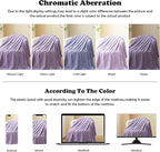 NEWCOSPLAY Super Soft Throw Blanket Lavender Love Premium Silky Flannel Fleece 3D Heart Checkered Lightweight Bed Blanket All Season Use (Lavender Love, Throw(50"x70"))